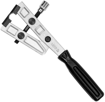 Szczypce do zaciskania taśmowych opasek metalowych YATO 3/8" 270 mm zakres 0 - 40 mm (YT-06535)