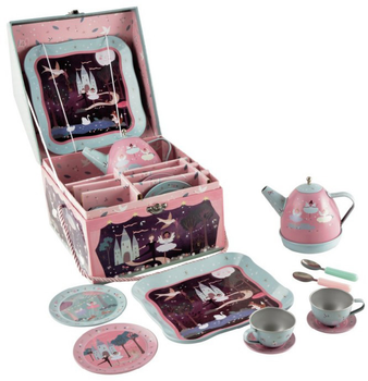 Чайний набір Floss & Rock Enchanted Musical Tin Tea Set in House Case 11 шт (5055166356022)