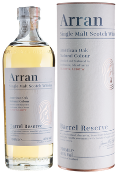 Віскі Arran Barrel Reserve 0.7 л 43% у тубусі (5060044483738)