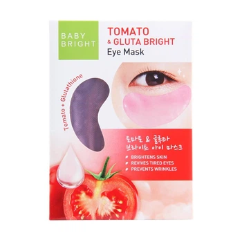 Осветляющие патчи под глаза Baby Bright Eye Mask c экстрактом томата 1шт