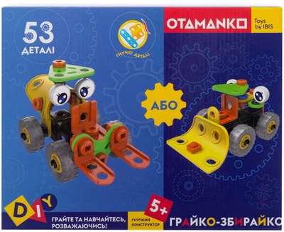 Гнучкий конструктор OTAMANKO Грайко-збирайко 2 в 1 53 деталі (5320183)
