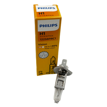 Галогеновые лампы Philips Vision +30% H1 12V 55W