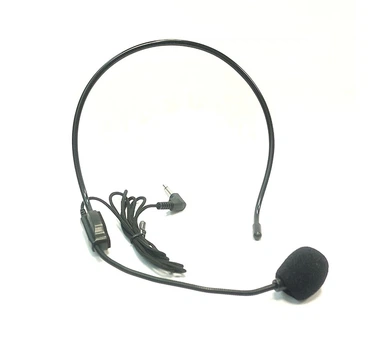 Микрофон экскурсовода наголовный, проводной Head mic 144