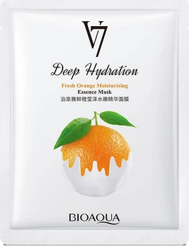 Витаминная маска с экстрактом апельсина Bioaqua Toning Youth Mask V7 Orange 30г