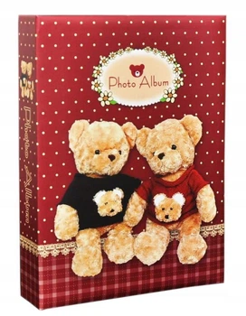 Альбом на 200 фотографий 10*15 см Gedeon MM46200 BEARS Red
