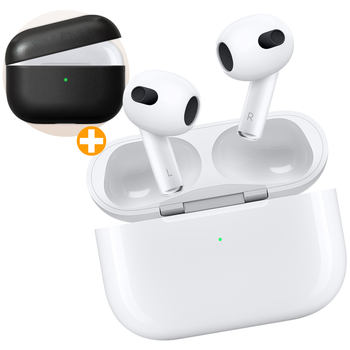 Бездротові навушники AirPro airprods 3 TWS LUX (Chip AIROHA1562A) Білий + подарунок чохол