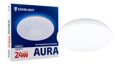 Cвітильник стельовий світлодіодний ENERLIGHT AURA 24Вт 4000К