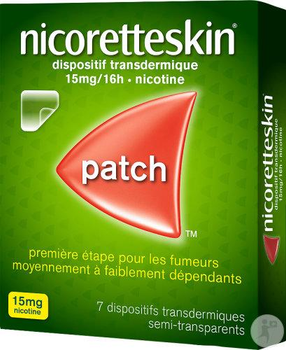 Нікотиновий пластир Nicorette 15 мг