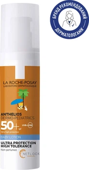 Сонцезахисне молочко La Roche-Posay Anthelios Dermo-Pediatrics для чутливої та схильної до подразнень шкіри немовлят дуже високий ступінь захисту SPF 50+ 50 мл (3337872419904)