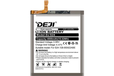 Акумуляторна батарея DEJI Samsung EB-BS922ABE (4000 mAh) для Galaxy S24 SM-S921 High Copy