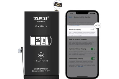 Смарт-акумулятор DEJI (4750 mAh) для iPhone 13 Pro Max - відображає поточну і максимальну ємність