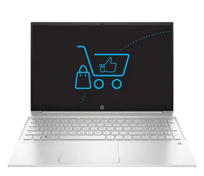 Ноутбук HP Pavilion 15, intel core i5-1235U 10 ядер, ОЗУ 16GB, Накопитель 512Гб ССД, Белый,