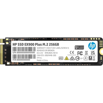 Твердотельный накопитель SSD HP EX900 Plus 256Gb M.2 2280 PCIe Gen3 x4 3D NAND (35M32AA)