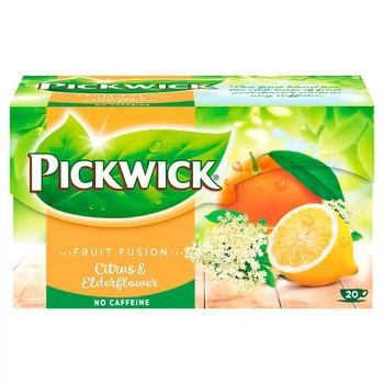 Чай фруктово-травяной Pickwick Fruit Fusion Citrus & Elderflower в пакетиках 20 шт 40 г