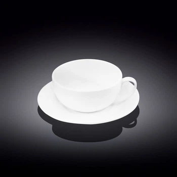 Чайна чашка з блюдцем Wilmax WL-993232/AB (160мл)