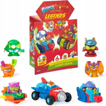 Набір ігрових фігурок Super Zings/Things Legends Power Squad 7 фігурок + 2 PowerJet + 1 транспортний засіб (PST14B512IN00)