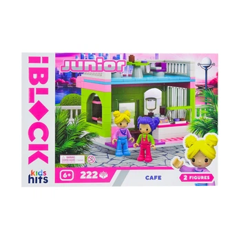 Конструктор "Кафе" KH08/003/4 Junior Kids hits IBLOCK, 222 деталі, в коробці (4897126752397)