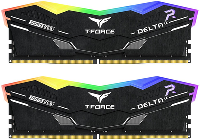 Pamięć RAM Team Group DDR5-6000 32768MB PC5-48000 (Kit of 2x16384) T-Force Deltaα RGB Black (FF7D532G6000HC30DC01)