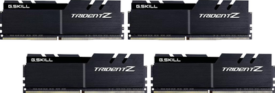 Pamięć RAM G.Skill DDR4-4133 32768MB PC4-33064 (Kit of 4x8192) Trident Z Black (F4-4133C19Q-32GTZKKF)