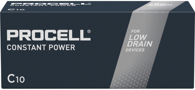 Alkaliczne baterie Duracell Procell Constant Power 1.5 V LR14 10 szt. (5000394136977)