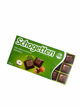 Шоколад молочний Schogetten з фундуком 100 г