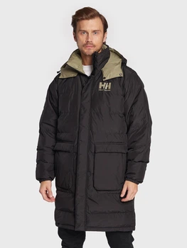 Парка двусторонняя мужская Helly Hansen Yu Reversible Coat 53892-990 S Черный/Хаки (7040057966563)
