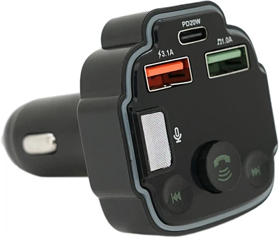 FM-модулятор Voltronic с эквалайзером 3.1 A USB TF (YT35590)