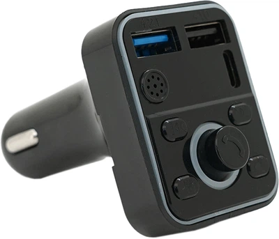 FM-модулятор Voltronic с подсветкой 7 цветов 1.5-3.1 A USB TF (YT35593)