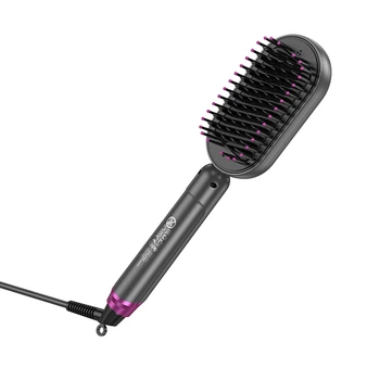 Фен-щетка с дисплеем и функцией ионизации HOCO HP44 Rose red