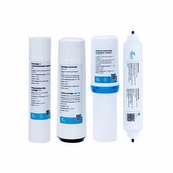 Комплект картриджів AQUA BRILLIANT 1-2-3-6 для систем зворотнього осмосу