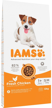 Sucha karma dla psów Iams Vitality Small Medium 12 kg (8710255128207)