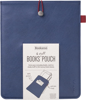 Pokrowiec na e-booka Bookaroo Book and Stuff Pouch A6 Niebieski (5035393433451)