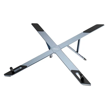 Подставка для ноутбука планшета складная алюминиевая HOCO Action metal folding notebook holder HD9 |6 levels|