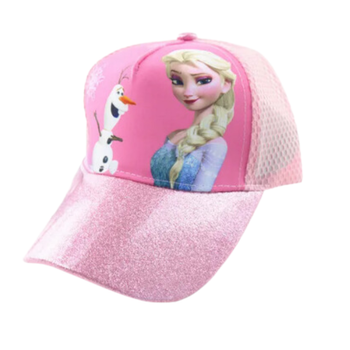 Дитяча кепка з сіткою та блискучим козирком Ельза та Олаф Frozen, Рожевий, 3-6 років