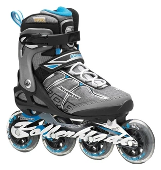 Ролики Rollerblade MACROBLADE 84 ALU W Black Light Blue (37)