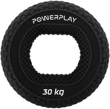Эспандер кистевой силиконовый PowerPlay PP-4333 Hand Grip Hard 30 кг Черный (PP_4333_Black_30kg)