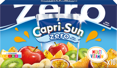 Упаковка напою соковмісного Capri-Sun Multivitamin Zero 200 мл x 10 шт (4000177030035)