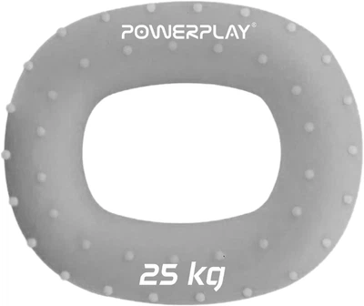 Эспандер кистевой силиконовый PowerPlay PP-4337 Hand Grip Large 25 кг Серый (PP_4337_Grey_25kg)