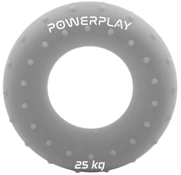 Эспандер кистевой силиконовый PowerPlay PP-4338 Hand Grip Large 25 кг Серый (PP_4338_Grey_25kg)