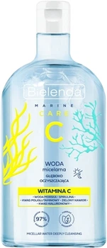 Мицеллярная вода для глубокого очищения лица - Bielenda C Marine Care Micellar Water Deeply Cleansing 400ml (1342926-10938045)