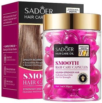 Капсулы для разглаживания волос с аргановым маслом и жожоба - Sadoer Argan Oil Jojoba 30шт (1222710-1352079931-2)