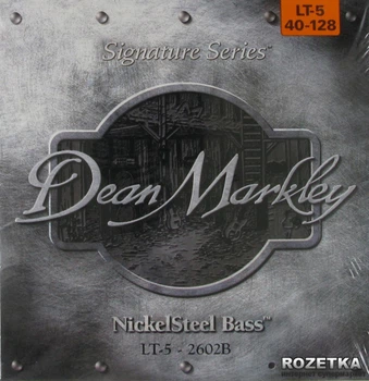Струны для бас-гитар Dean Markley NickelSteel Bass 2602B 5-String LT (40-128)
