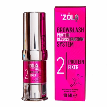 Состав для ламинирования бровей и ресниц "02 Protein Fixer" - Zola Brow And Lash Protein Reconstruction System 02 Protein Fixer 10ml (10ml) (1305898-196649)
