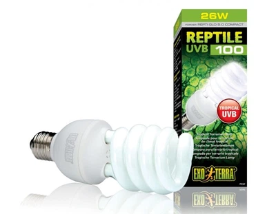 Лампа Hagen Exo Terra Repti Glo 5.0, 25W, UVB100 Е27 для тропических и субтропических рептилий