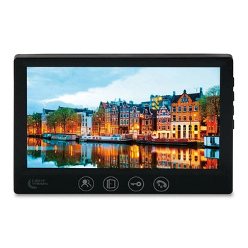 Видеодомофон 7" Light Vision AMSTERDAM FHD Black (82-00205)