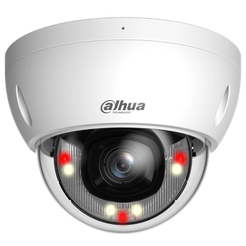Купольная Dual Light WizSense IP камера с микрофоном Dahua IPC-HDBW2449E-S-IL, 4Мп