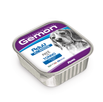 Вологий корм для дорослих собак усіх порід (паштет) Gemon (Джемон) Dog Adult Tuna з тунцем, 150 г