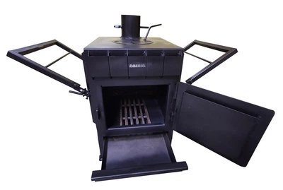 Печь-буржуйка отопительная на дровах Oberig 2212V