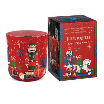 Свічка ароматизована в склі Bartek Candles Лускунчик 150г. Вечір казки