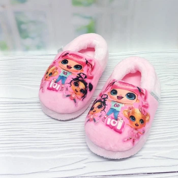 Детские домашние тапочки для девочки кукла Waldi 32-33 21 см розовые 34912
